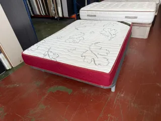 Somier 135x180 + Colchón Viscoelástico