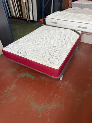 Somier 135x180 + Colchón Viscoelástico