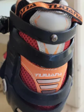 Patines en línea talla 31-34 + funda + coderas y r