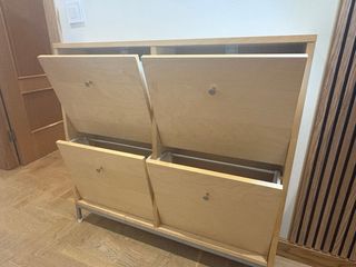 Mueble zapatero de madera