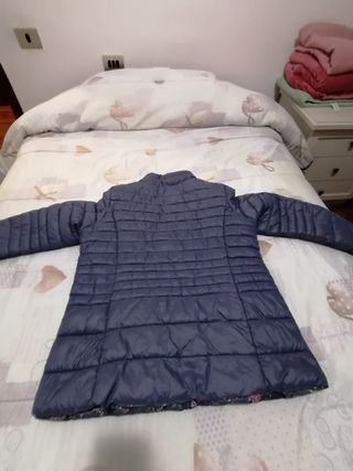 Giubbino donna double face blu