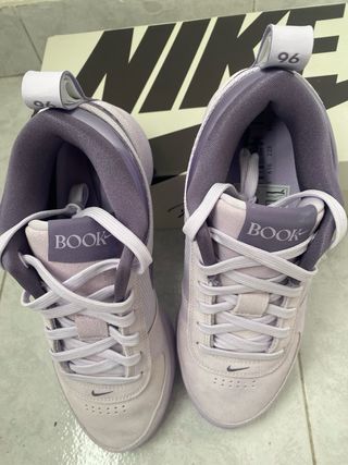 Zapatillas Nike Baloncesto Moradas Blancas Nuevas