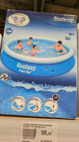 Piscina Bestway Fast Set 366x76cm