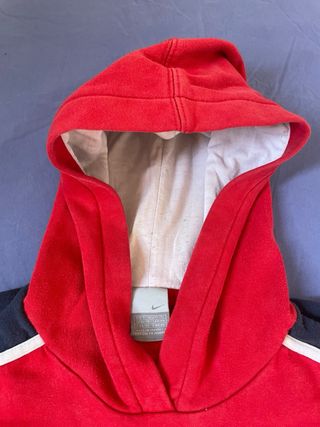 Felpa Nike Vintage Rossa Center Swoosh Boxy faded