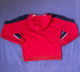 Felpa Nike Vintage Rossa Center Swoosh Boxy faded