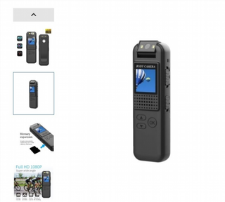 Cámara Corporal Con Audio, 1280P Con 180°