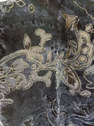 Fular terciopelo estampado