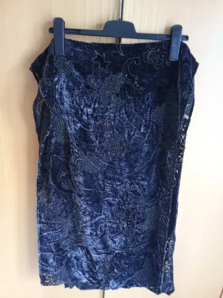 Fular terciopelo estampado