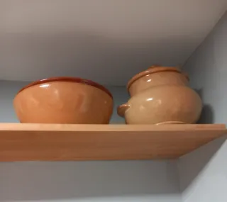 Sopera y ensaladera de cerámica