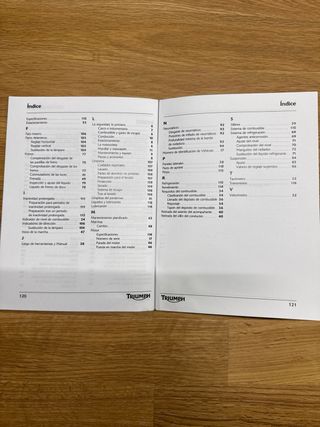 Manual Propietario Triumph Thunderbird