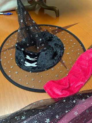 Disfraz Bruja Rosa y Negra Talla 9 años