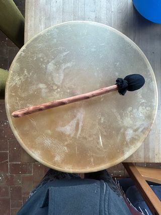 Tambor chamánico artesanal