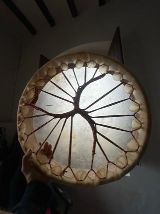 Tambor chamánico artesanal