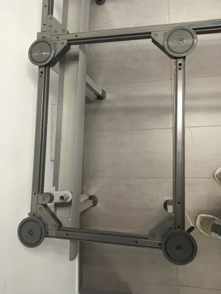 Tavolo da scrivania in vetro L