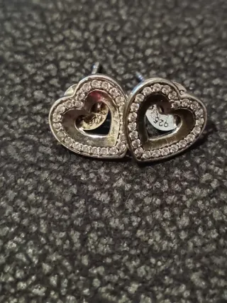 Pendientes Corazón Plata 925