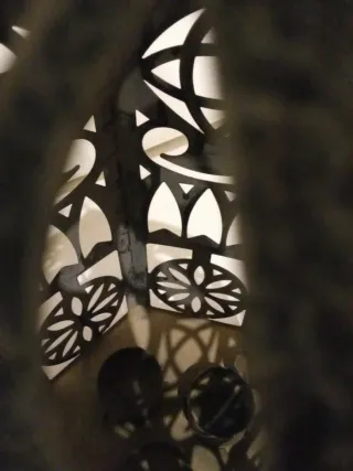 Lampara exterior e interior,  para velas