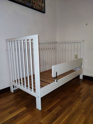 Cuna Ikea Sunvik + Colchón Viscoelástico Urgente