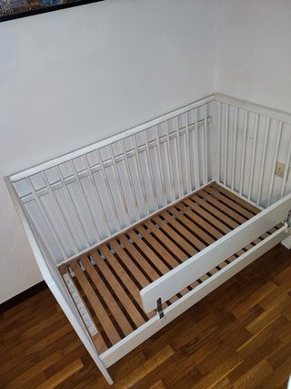 Cuna Ikea Sunvik + Colchón Viscoelástico Urgente