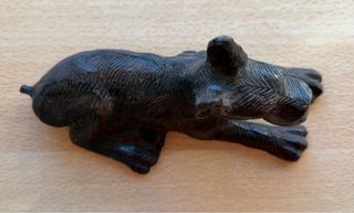 Escultura perro bronce Schnauzer