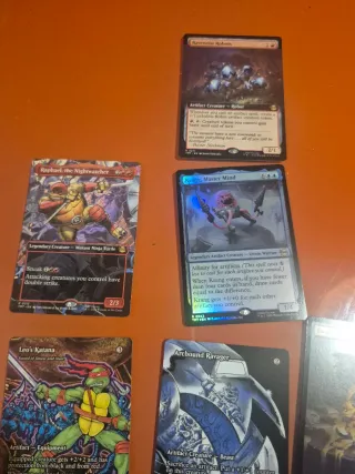 Lote Cartas Magic Ninja Turtles