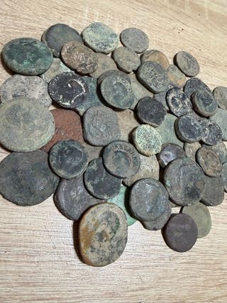1 chilo di monete romane non pulite