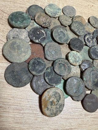 1 chilo di monete romane non pulite