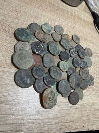 1 chilo di monete romane non pulite