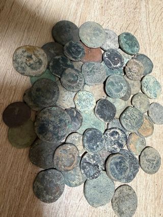 1 chilo di monete romane non pulite