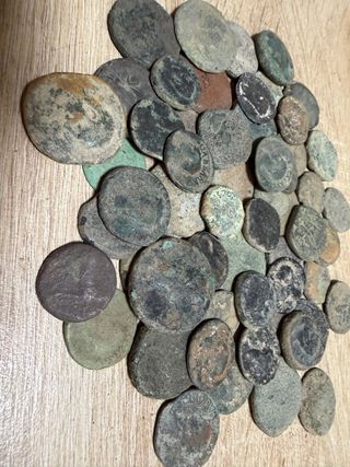 1 chilo di monete romane non pulite