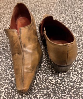 Zapatos estilo antiguo marrones