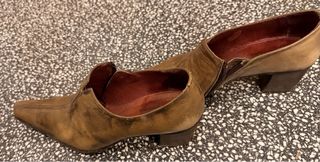 Zapatos estilo antiguo marrones