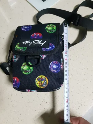 Bolso Pull & Bear Smiley Negro Multicolor