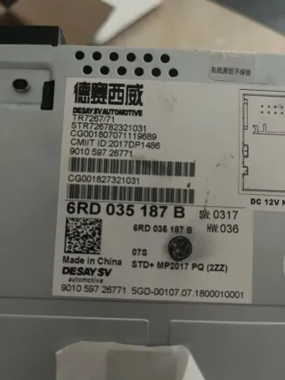 Radio Coche VW Carplay