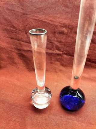 Lote 2 jarras solifleur vintage vidro