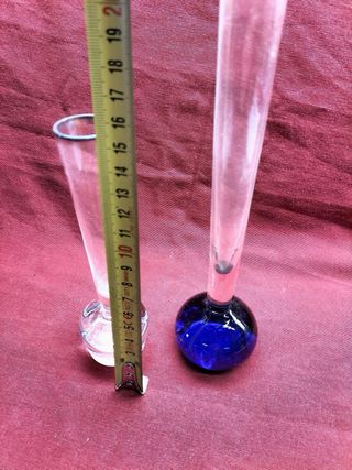 Lote 2 jarras solifleur vintage vidro