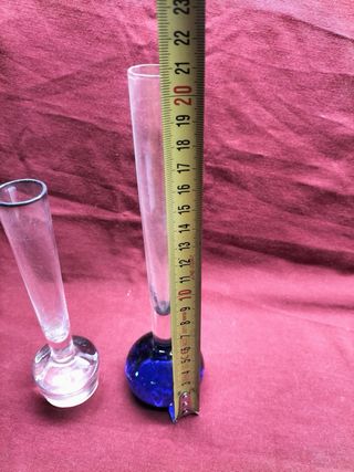 Lote 2 jarras solifleur vintage vidro