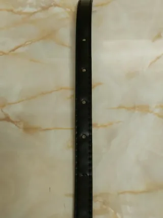 Cintura Elegante Donna Nero con Fibbia Dorata