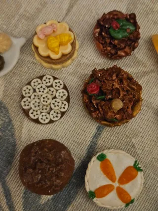 Set di pasticceria in miniatura per casa in miniatura