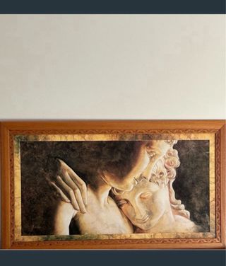 Cuadro decorativo madera y lienzo
