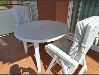 Mesa y 2 Sillas Terraza Exterior