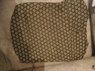 Camisa blusa manga corta tonos marrones