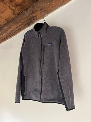 Sudadera Patagonia Técnica Cremallera Gris/Negra