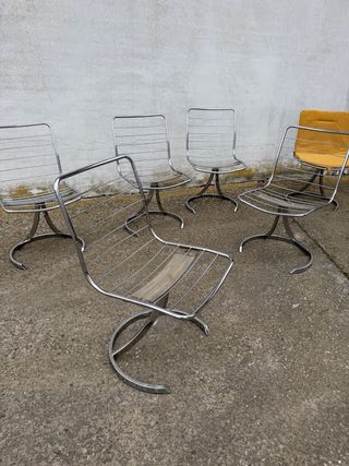 Juego de 6 sillas modernas