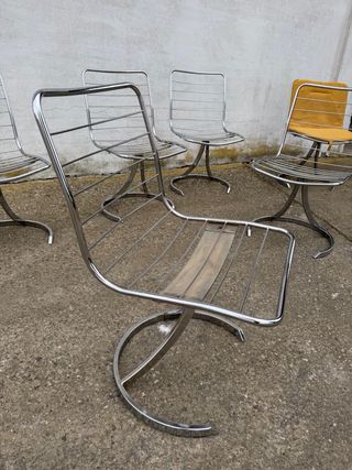 Juego de 6 sillas modernas