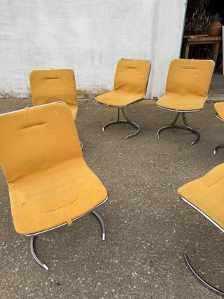 Juego de 6 sillas modernas