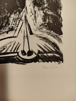 Giansisto Gasparini Litografia Firmata