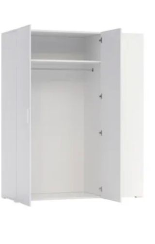 Armario Blanco 3 Puertas abatibles 155x191x53cm