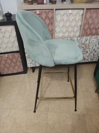 Taburete Alto Terciopelo Kana Design