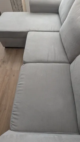 Sofá cama chaiselongue con arcón,tipo IKEA KIVIK