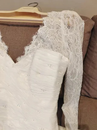Vestido Novia Pronovias Pedrería Blanco